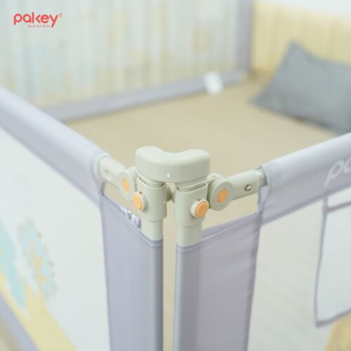 Bộ 3 thanh chắn giường 1m6 2m Pakey NV2 màu ghi 14 Bộ 3 thanh chắn giường 1m6 2m chính hãng, giá rẻ nhất thị trường