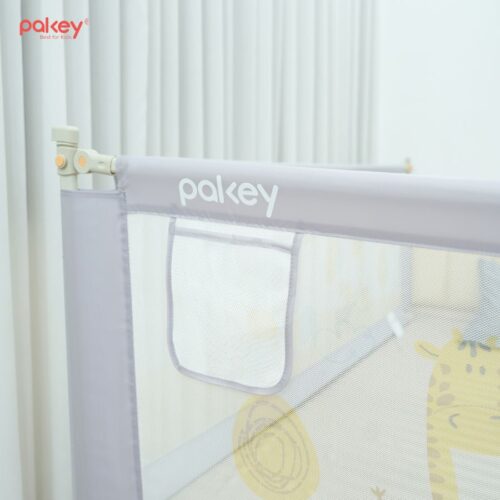 Bộ 3 thanh chắn giường 1m6 2m Pakey NV2 màu ghi 17 Bộ 3 thanh chắn giường 1m6 2m chính hãng, giá rẻ nhất thị trường