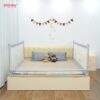 Bộ 3 thanh chắn giường 1m6 2m nâng cấp màu ghi 15 Bộ 3 thanh chắn giường 1m6 2m chính hãng, giá rẻ nhất thị trường