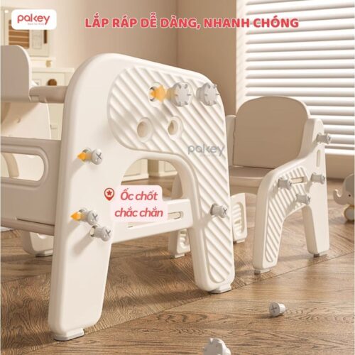 Bộ bàn ghế cho bé cao cấp, đa năng Pakey