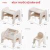 Bộ bàn học + bảng vẽ cho bé YY02-YY03 39 Bộ bàn ghế cho bé cao cấp, đa năng Pakey