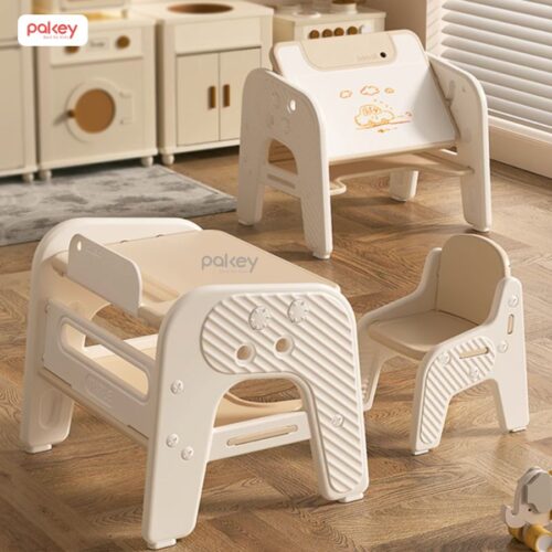 Bộ bàn ghế cho bé cao cấp, đa năng Pakey