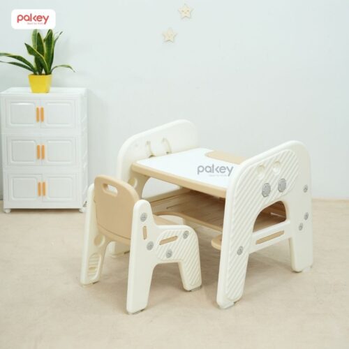 Bộ bàn ghế cho bé cao cấp, đa năng Pakey
