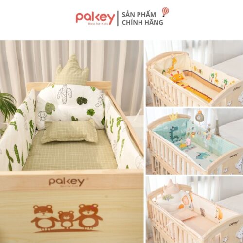Bộ quây đệm giường cũi cho bé