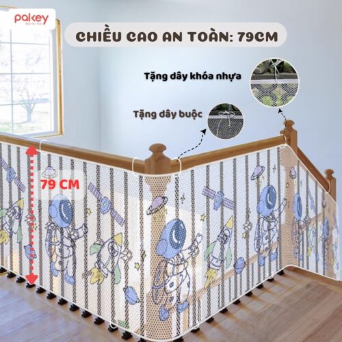 Lưới chắn cầu thang LT02 11 lưới chắn cầu thang LT2
