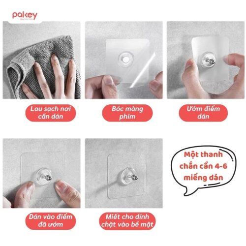 Miếng dán thanh chắn giường 11 miếng dán thanh chắn giường