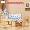 Nôi cũi gỗ đa năng 6in1 Pakey CG02 24 Nôi cũi gỗ đa năng cho bé Pakey CG02
