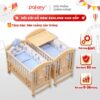 Nôi cũi gỗ đa năng 6in1 Pakey CG02 16 Nôi cũi gỗ đa năng cho bé Pakey CG02