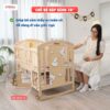 Nôi cũi gỗ đa năng 6in1 Pakey CG02 32 Nôi cũi gỗ đa năng cho bé Pakey CG02