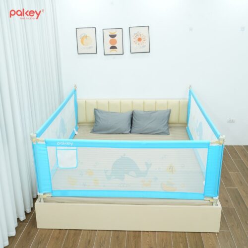 Combo 2 thanh chắn giường 1m6 1m8 nânng cấp chính hãng