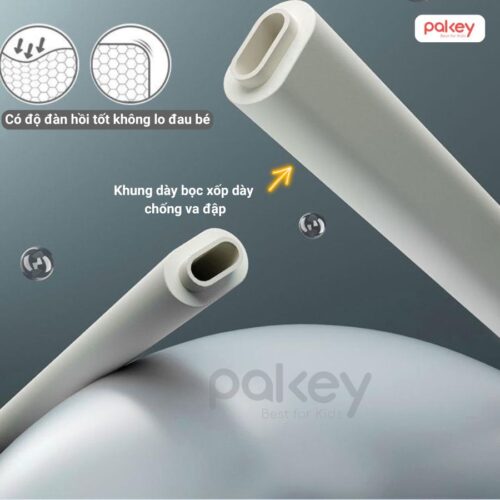 Thanh chắn giường Pakey LC1 màu ghi
