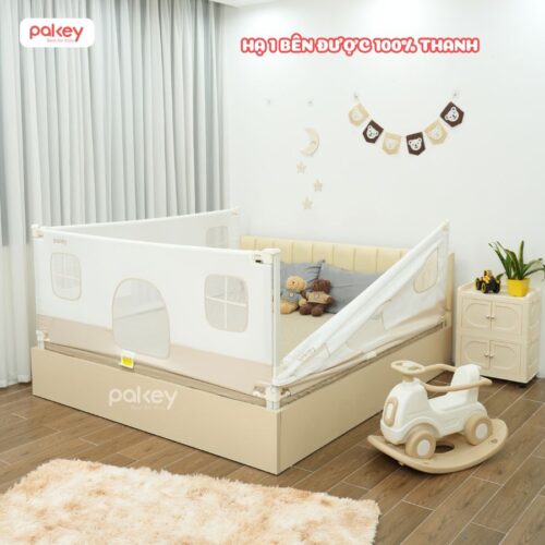 Thanh chắn giường G600-C màu trắng be