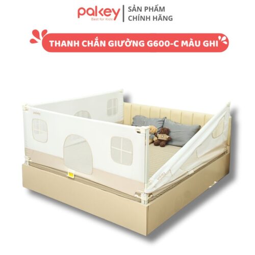 Thanh chắn giường G600-C màu trắng be