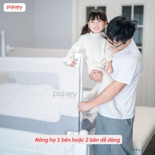 Thanh chắn giường SB2 Premium màu ghi 8 Thanh chắn giường SB2 Premium màu ghi