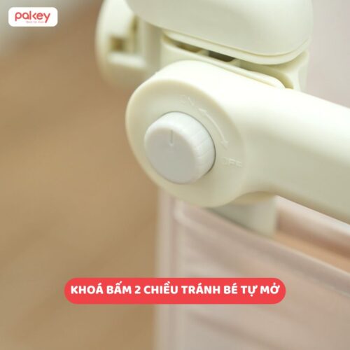 Thanh chắn giường Pakey SB2 Premium màu trắng 13 Thanh chắn giường Pakey SB2 Premium màu trắng
