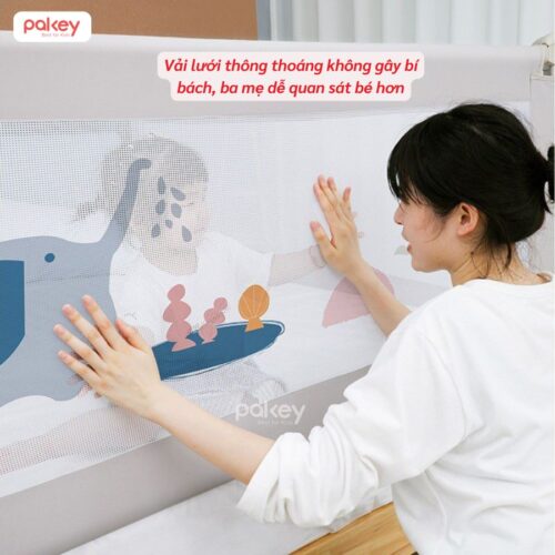 Thanh chắn giường Pakey SV1 Premium màu ghi