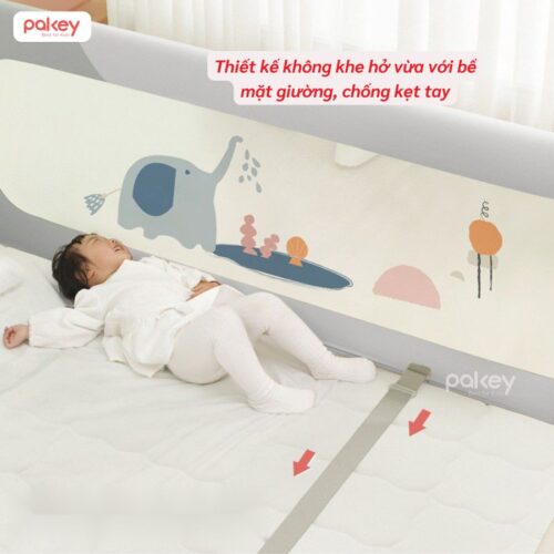 Thanh chắn giường Pakey SV1 Premium màu ghi