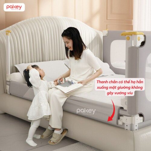 Thanh chắn giường Pakey SV1 Premium màu ghi