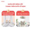 Thanh chắn giường Pakey SV1 Premium màu hồng 20 Thanh chắn giường Pakey SV1 Premium màu hồng