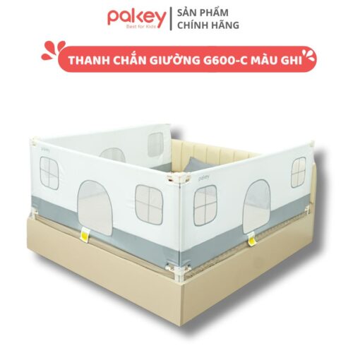 Thanh chắn giường G600-C màu trắng ghi
