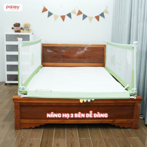 Thanh chắn giường Pakey S1 nâng cấp màu xanh lá 15 Thanh chắn giường Pakey S1 nâng cấp màu xanh lá