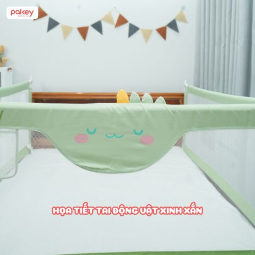 Thanh chắn giường Pakey S1 nâng cấp màu xanh lá 16 Thanh chắn giường Pakey S1 nâng cấp màu xanh lá