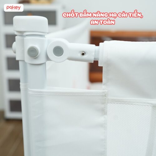 Thanh chắn giường Pakey S1 nâng cấp màu hồng
