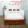 Thanh chắn giường Pakey S1 nâng cấp màu hồng