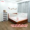 Thanh chắn giường Pakey S1 nâng cấp màu hồng