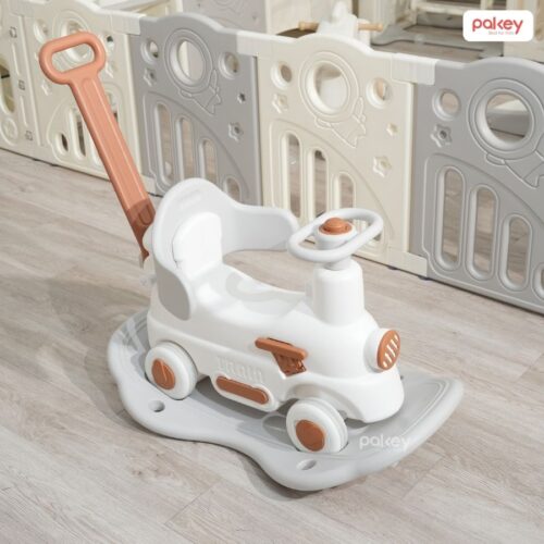Bập bênh cho bé hình tô tô Pakey RH02