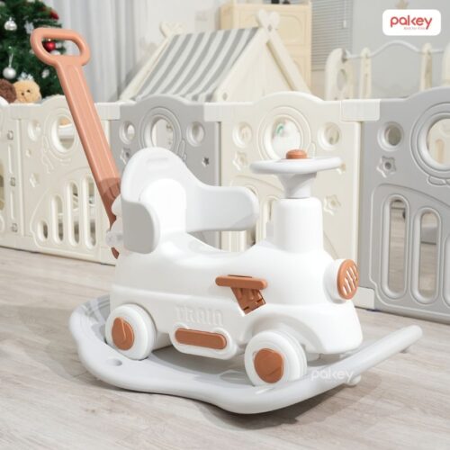 Bập bênh cho bé hình tô tô Pakey RH02