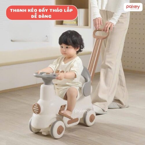 Bập bênh cho bé hình tô tô Pakey RH02