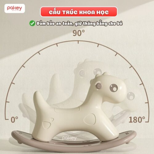 Ngựa bập bênh Pakey RH01 12 Bập bênh cho bé Pakey RH01