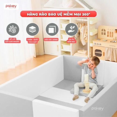 Quây Bumper - Quây bóng cho bé chất liệu da PU cao cấp