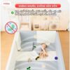 Bumper bed - Quây da PU cao cấp Pakey P-Bum1 31 Quây Bumper - Quây bóng cho bé chất liệu da PU cao cấp