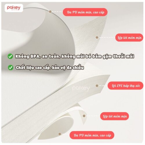 Quây Bumper - Quây bóng cho bé chất liệu da PU cao cấp