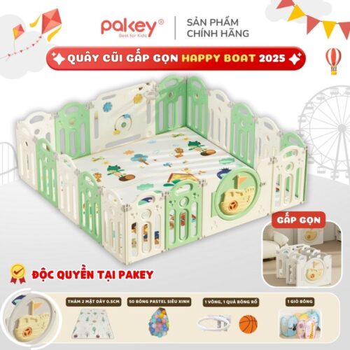Quây cũi nhựa gấp gọn Happy Boat QN05 11 Quây cũi nhựa gấp gọn Happy Boat QN05