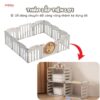 Quây cũi nhựa gấp gọn Happy Boat QN05 19 Quây cũi nhựa gấp gọn Happy Boat QN05
