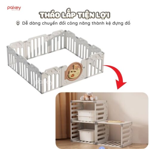 Quây cũi nhựa gấp gọn Happy Boat QN05 17 Quây cũi nhựa gấp gọn Happy Boat QN05