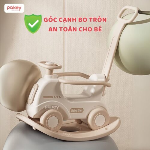 Set bập bênh liên hoàn kèm cầu trượt RH04 36 Set vận động liên hoàn 6in1 cho bé Pakey