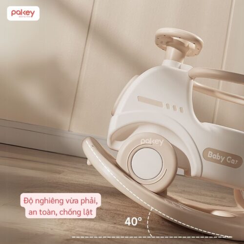 Set bập bênh liên hoàn kèm cầu trượt RH04 37 Set vận động liên hoàn 6in1 cho bé Pakey