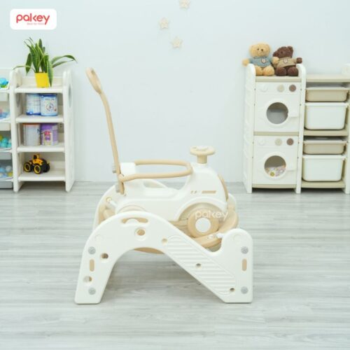 Set bập bênh liên hoàn kèm cầu trượt RH04 44 Set vận động liên hoàn 6in1 cho bé Pakey