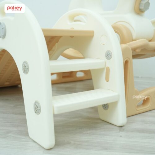 Set bập bênh liên hoàn kèm cầu trượt RH04 48 Set vận động liên hoàn 6in1 cho bé Pakey