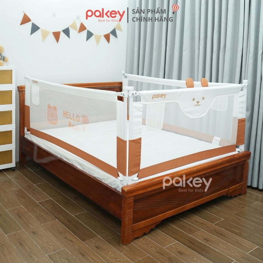 Thanh chắn giường Pakey S1 nâng cấp màu nâu Thanh chắn giường Pakey S1 nâng cấp màu nâu