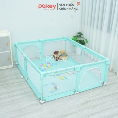 Quây bóng cho bé Pakey K2 - màu xanh