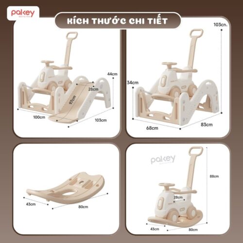 Bập bênh đa năng cho bé Pakey RH03 25 Bập bênh đa năng cho bé Pakey RH03