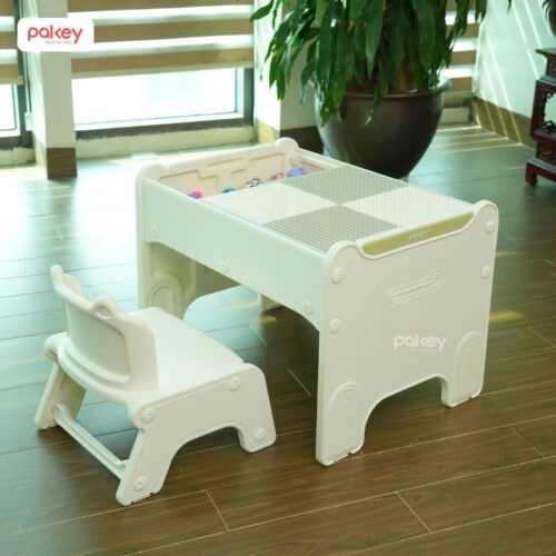 Bộ bàn ghế lego cho bé Pakey F22