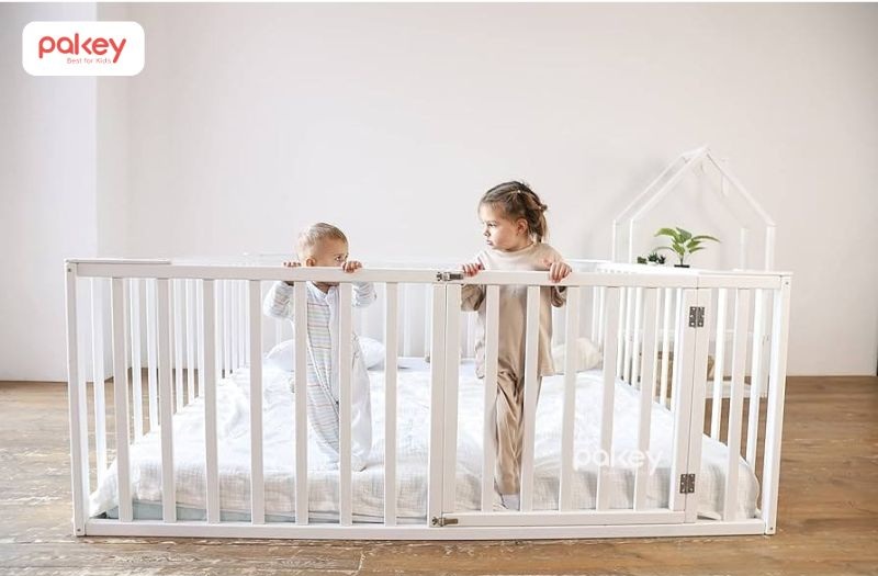 Có nên mua quây cũi cho bé không? Quây cũi loại nào tốt? 9 Quây cũi gỗ được làm từ gỗ tự nhiên an toàn với sức khỏe