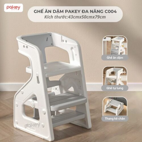 Ghế ăn dặm đa năng Pakey C004