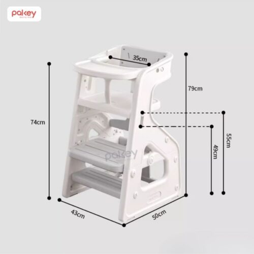 Ghế ăn dặm đa năng Pakey C004